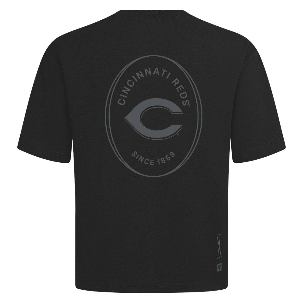 Cincinnati Reds Levelwear Register Oversized Luxe Signature Knit T-Shirt discount