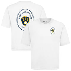 Milwaukee Brewers Levelwear Register Oversized Luxe Signature Knit T-Shirt Lifestyle