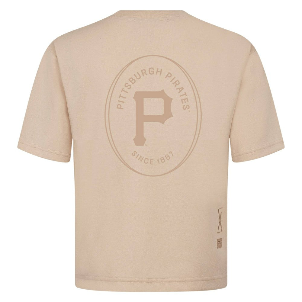 Pittsburgh Pirates Levelwear Register Oversized Luxe Signature Knit T-Shirt Sale