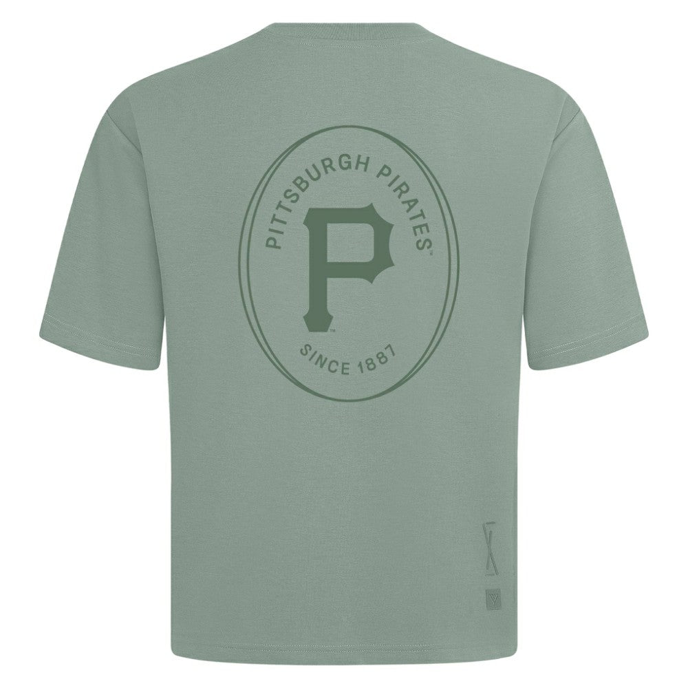 Pittsburgh Pirates Levelwear Register Oversized Luxe Signature Knit T-Shirt Sale