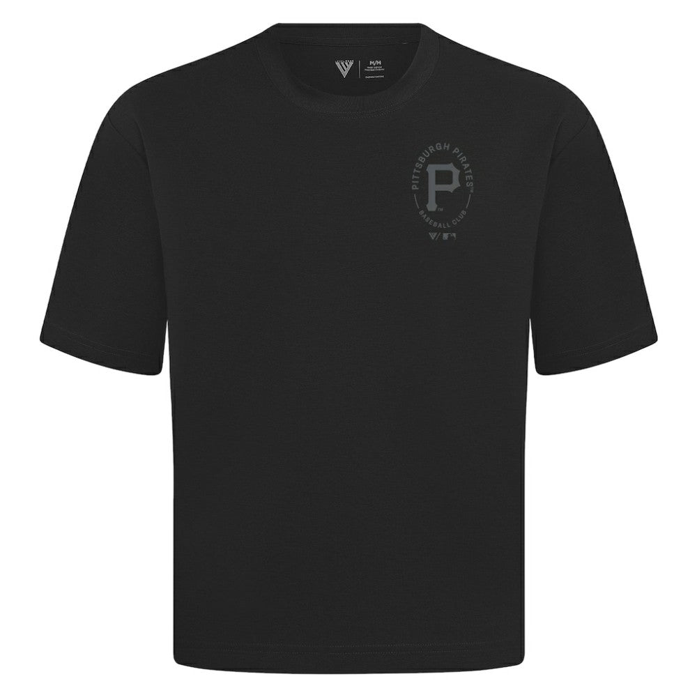 Pittsburgh Pirates Levelwear Register Oversized Luxe Signature Knit T-Shirt Lifestyle