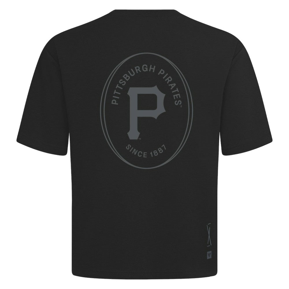 Pittsburgh Pirates Levelwear Register Oversized Luxe Signature Knit T-Shirt Lifestyle