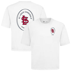 St. Louis Cardinals Levelwear Register Oversized Luxe Signature Knit T-Shirt Lifestyle