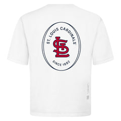 St. Louis Cardinals Levelwear Register Oversized Luxe Signature Knit T-Shirt Lifestyle