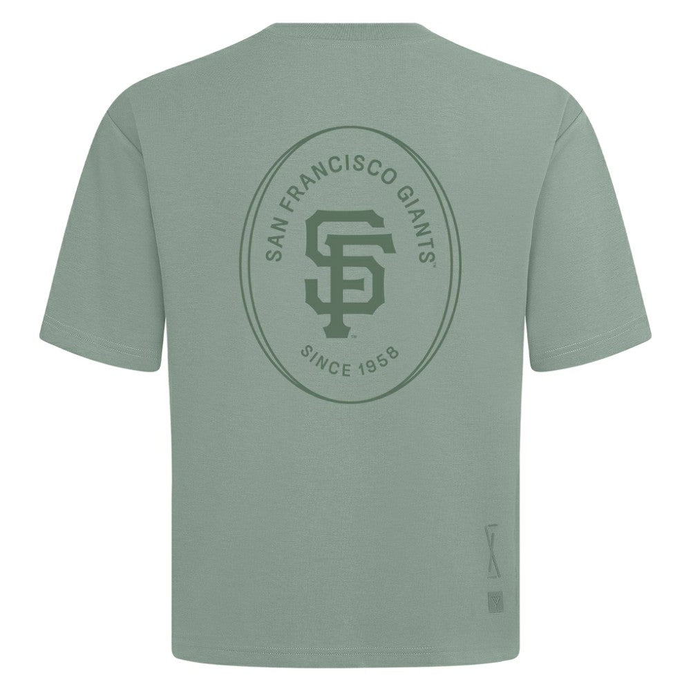 San Francisco Giants Levelwear Register Oversized Luxe Signature Knit T-Shirt Clearance