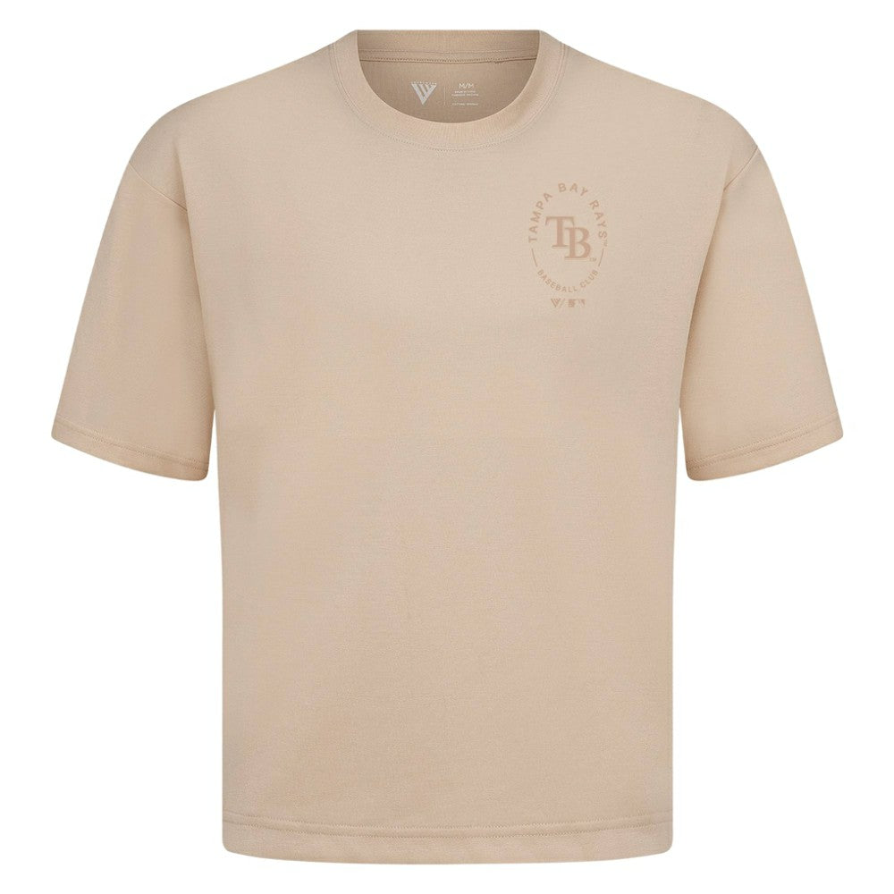 Tampa Bay Rays Levelwear Register Oversized Luxe Signature Knit T-Shirt discount