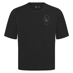 Los Angeles Dodgers Levelwear Register Oversized Luxe Signature Knit T-Shirt Lifestyle