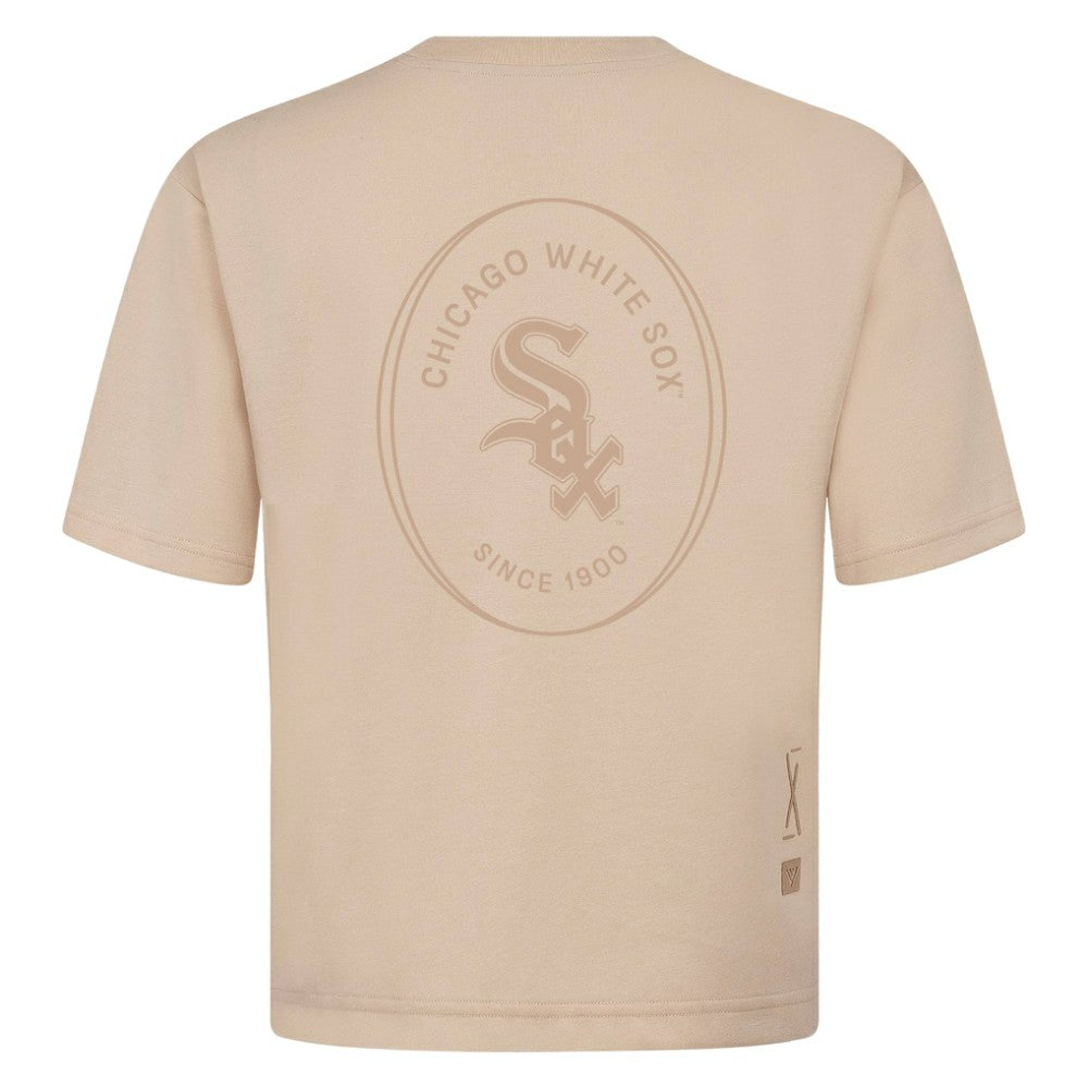 Chicago White Sox Levelwear Register Oversized Luxe Signature Knit T-Shirt Lifestyle