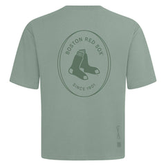 Boston Red Sox Levelwear Register Oversized Luxe Signature Knit T-Shirt Clearance