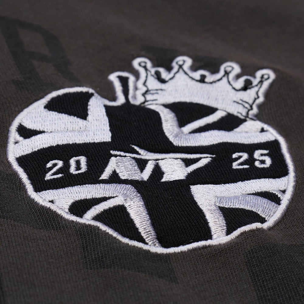 New York Jets Jets In London Downtown Collection Premium T-Shirt Black - Mitchell & Ness