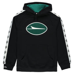 New York Jets In London Big Logo Raglan Hoodie Black - Mitchell & Ness
