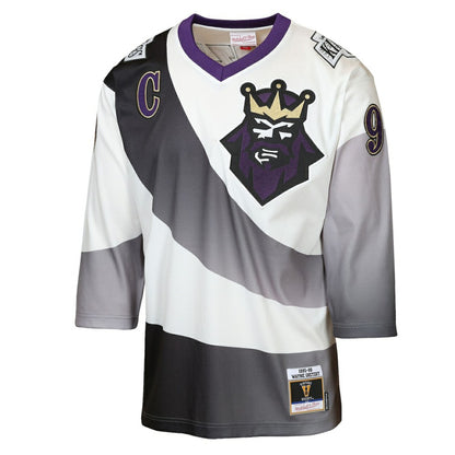 Wayne Gretzky Los Angeles Kings Mitchell & Ness Youth 1995/96 Power Play Throwback Alternate Player Jersey with Captain Patch - White | NHL Jerseys