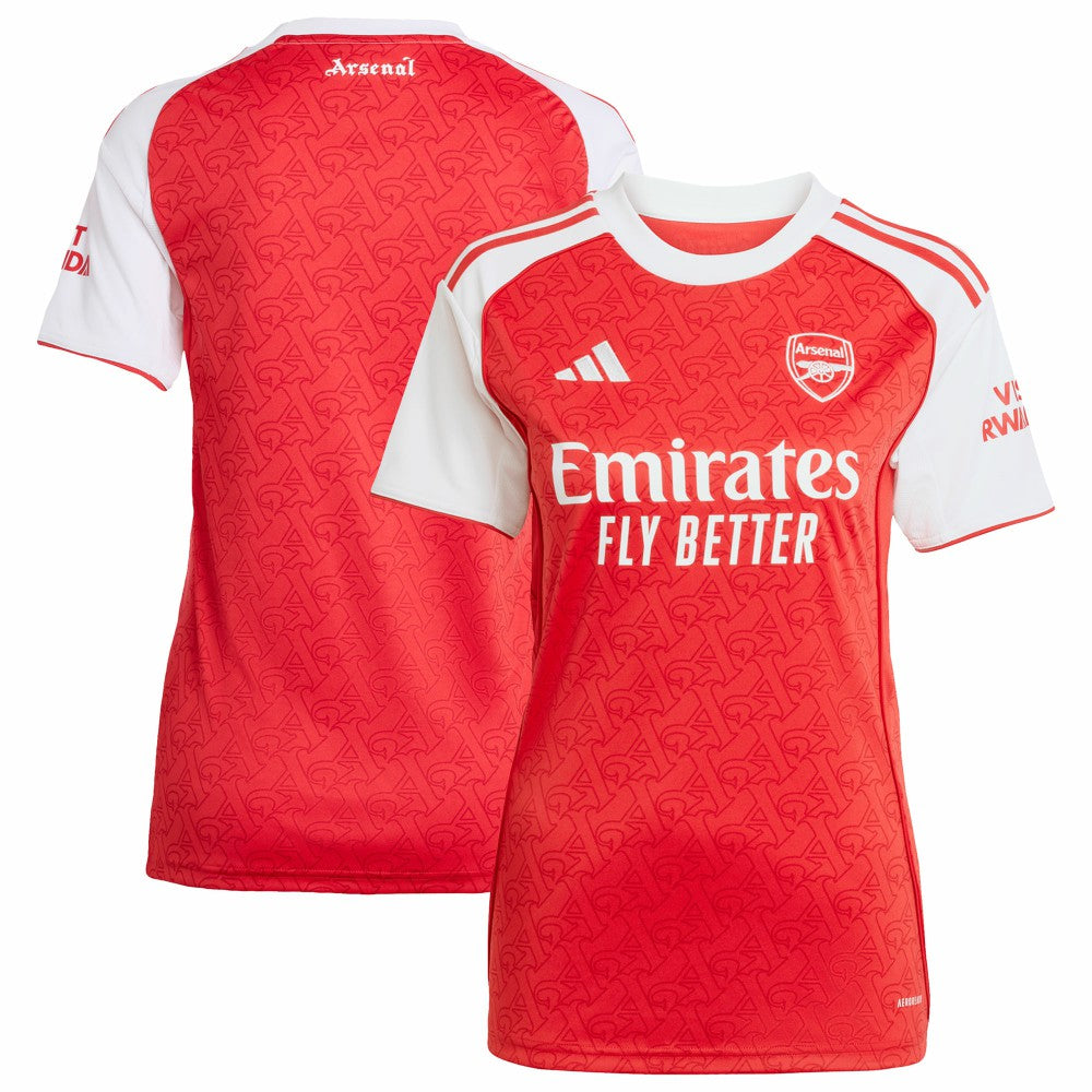 Adidas Arsenal Women's 2025/26 Home Replica Jerseys - Red