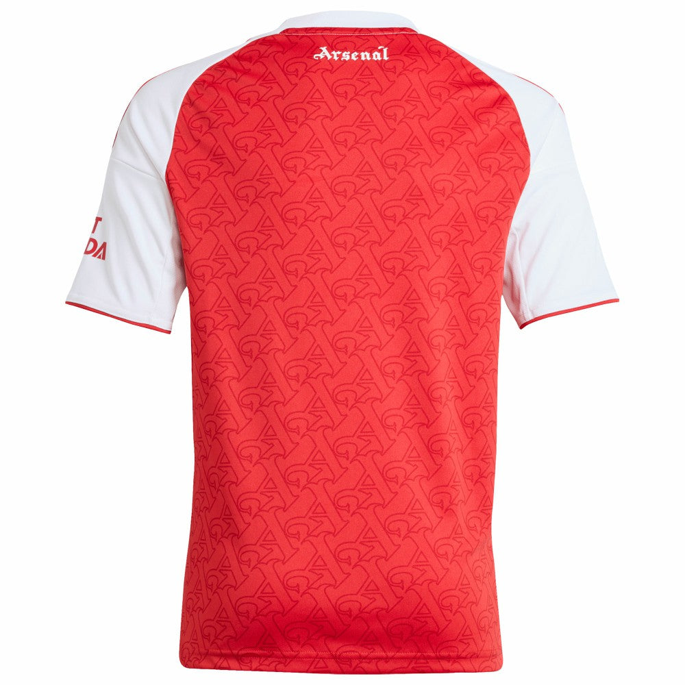 Adidas Arsenal Youth 2025/26 Home Replica Jerseys - Red