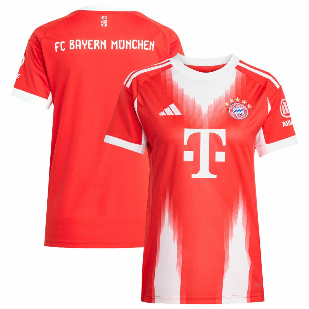 Adidas Bayern Munich Women's 2025/26 Home Replica Jerseys - Red