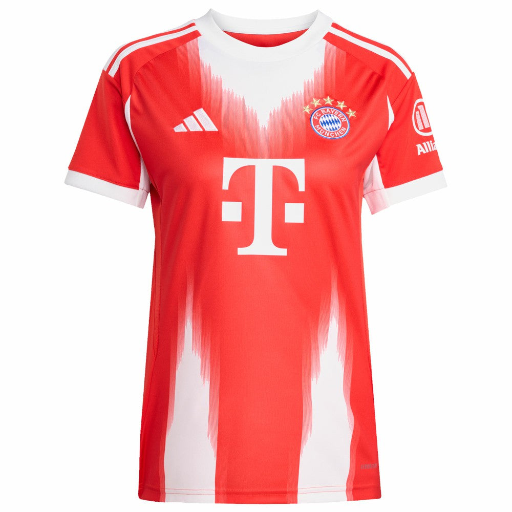 Adidas Bayern Munich Women's 2025/26 Home Replica Jerseys - Red