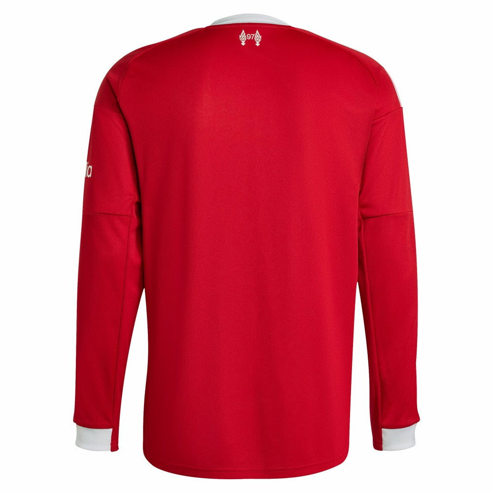 Adidas Liverpool 2025/26 Home Replica Long Sleeve Jerseys - Red