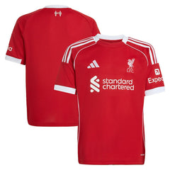 Adidas Liverpool Youth 2025/26 Home Replica Jerseys - Red