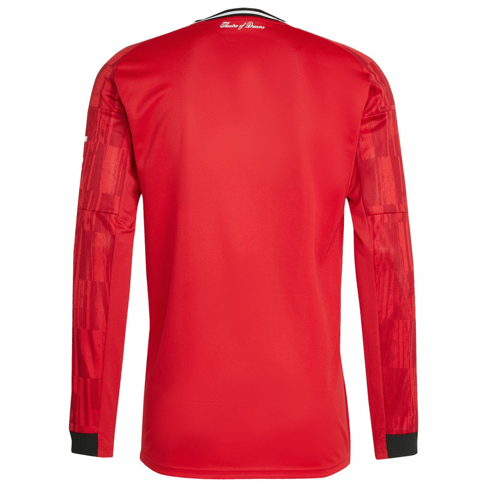 Adidas Manchester United Home 2025/26 Replica Long Sleeve Jerseys - Red
