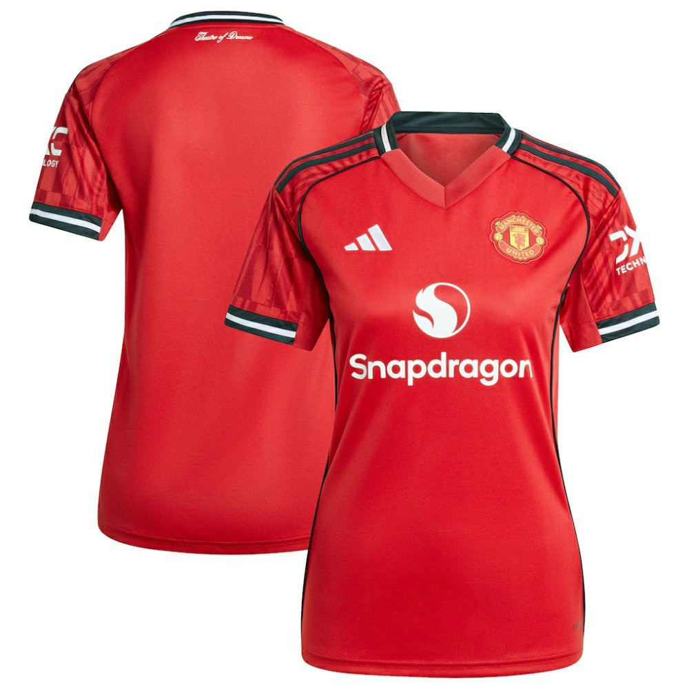 Adidas Manchester United Women's Home 2025/26 Replica Jerseys - Red