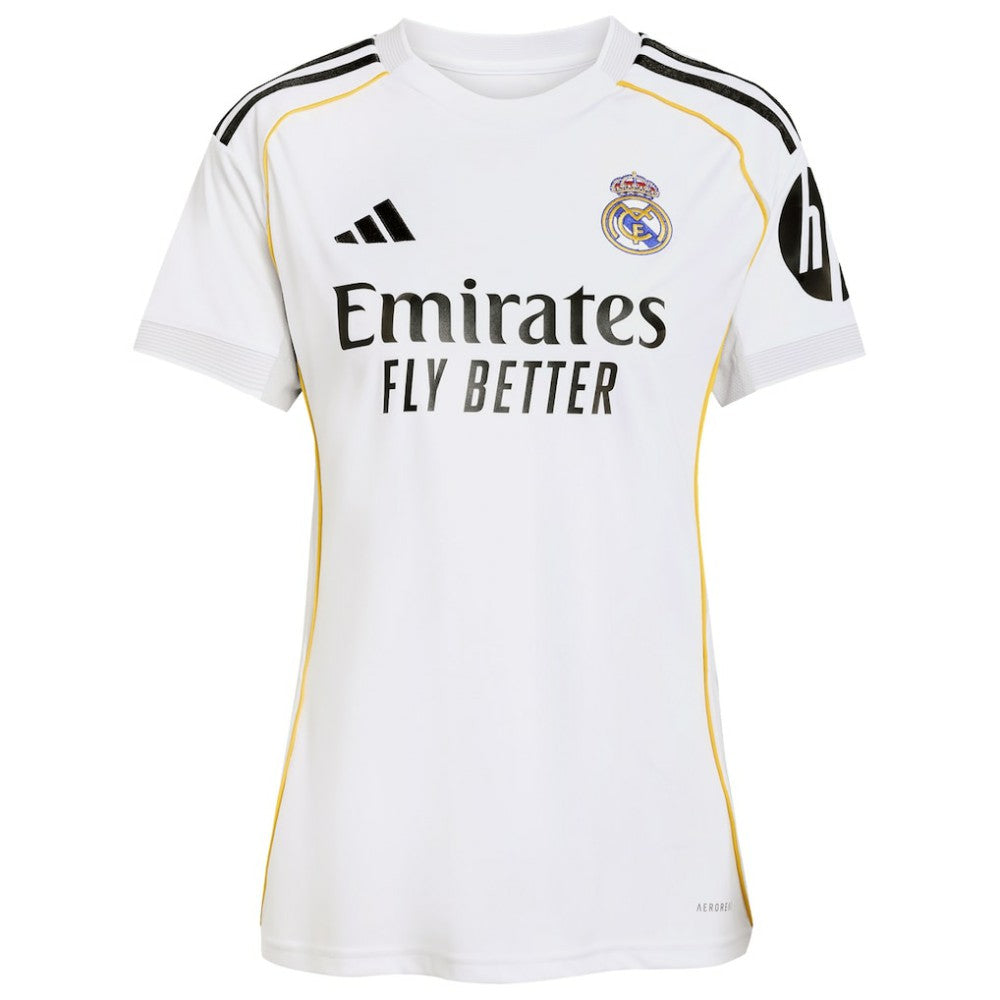 Adidas Real Madrid Women's 2025/26 Home Replica Jerseys - White
