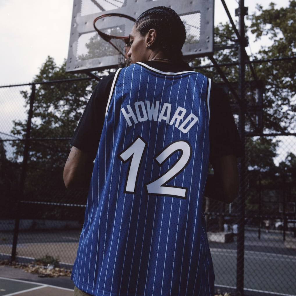 NBA - Dwight Howard Orlando Magic 2004/05 Hardwood Classics Hall of Fame Swingman Jersey - Blue