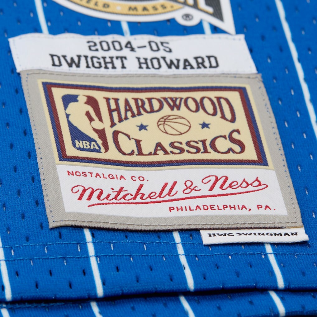 NBA - Dwight Howard Orlando Magic 2004/05 Hardwood Classics Hall of Fame Swingman Jersey - Blue