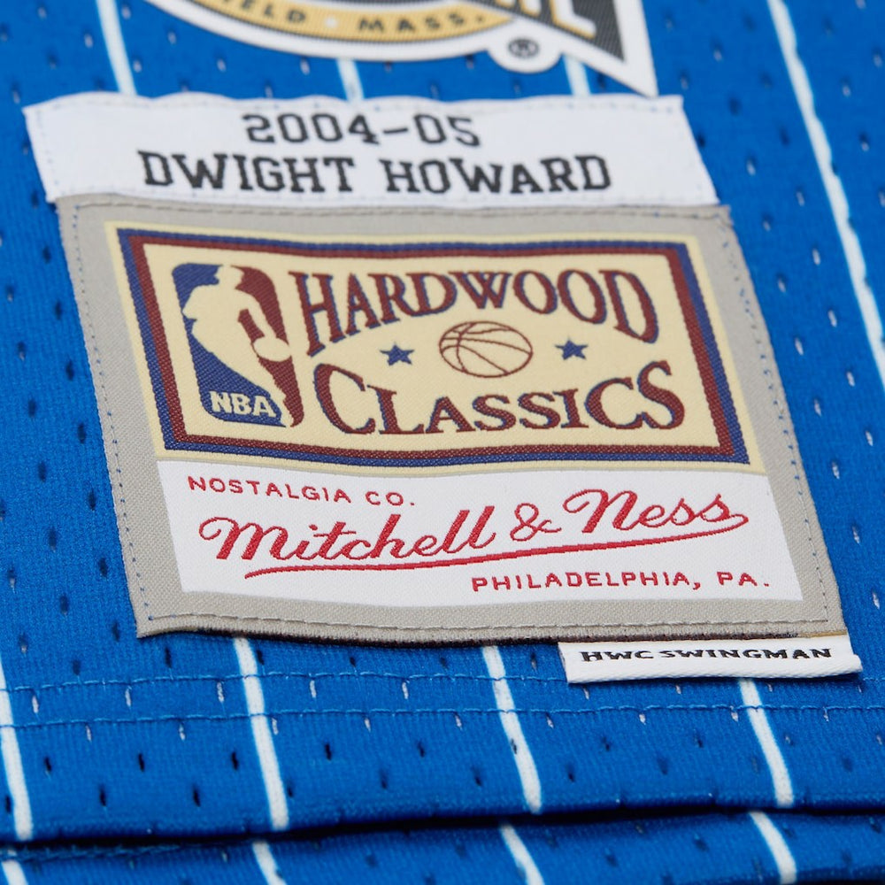 NBA - Dwight Howard Orlando Magic 2004/05 Hardwood Classics Hall of Fame Swingman Jersey - Blue