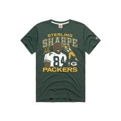 Sterling Sharpe Green Bay Packers Homage Unisex HOF Player Graphic Tri-Blend T-Shirt Green - NFL