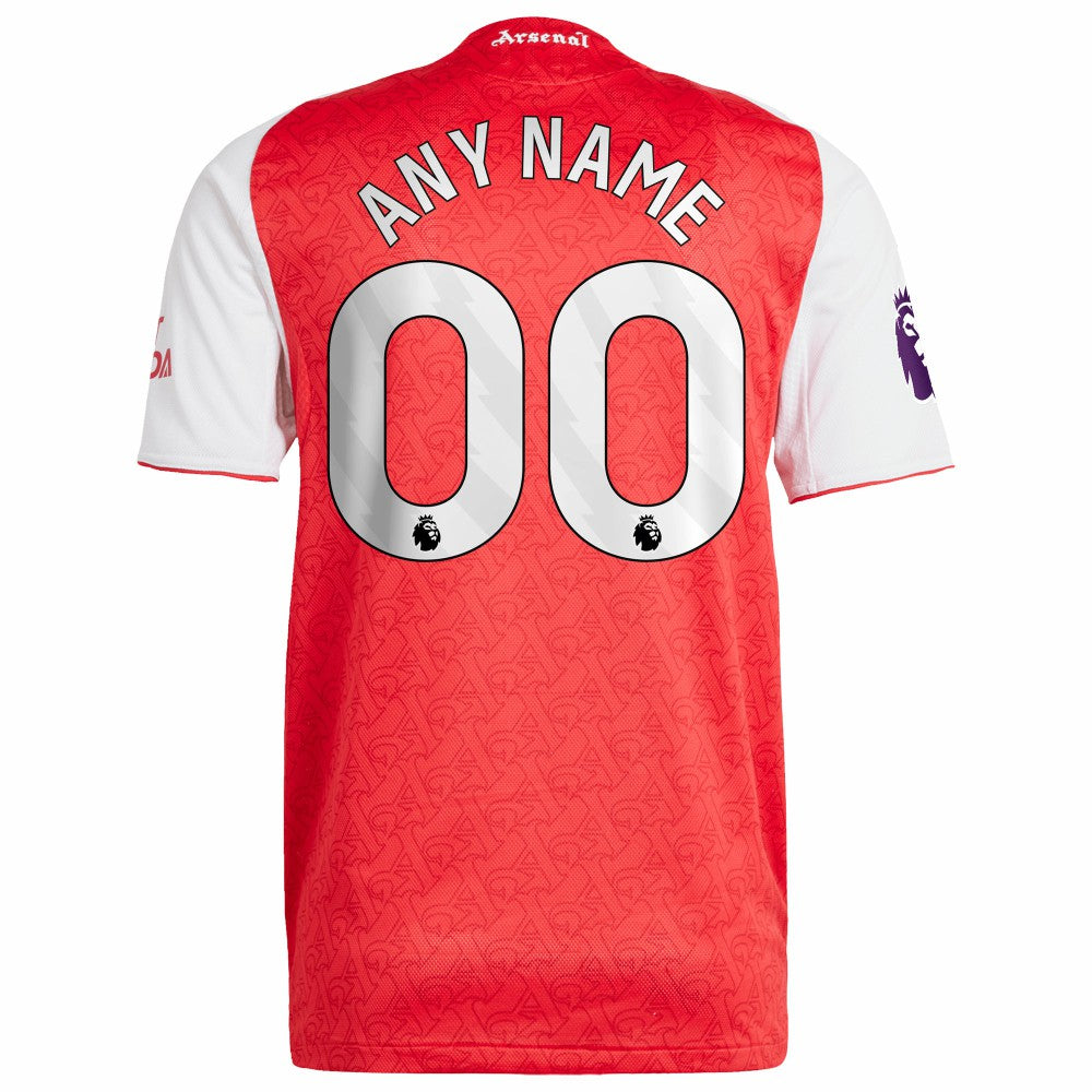Adidas Arsenal 2025/26 Home Custom Jerseys - Red