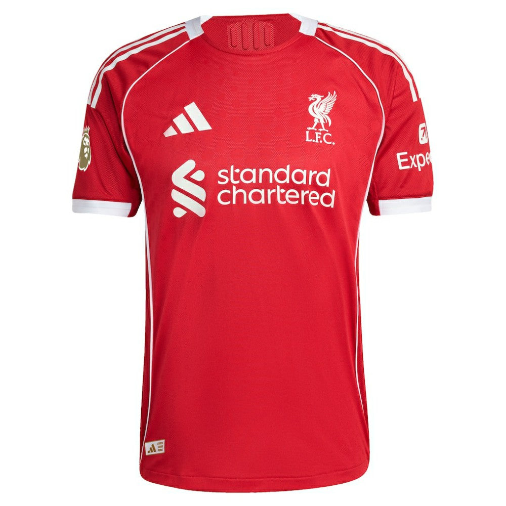 Adidas Liverpool 2025/26 Home Custom Jerseys - Red
