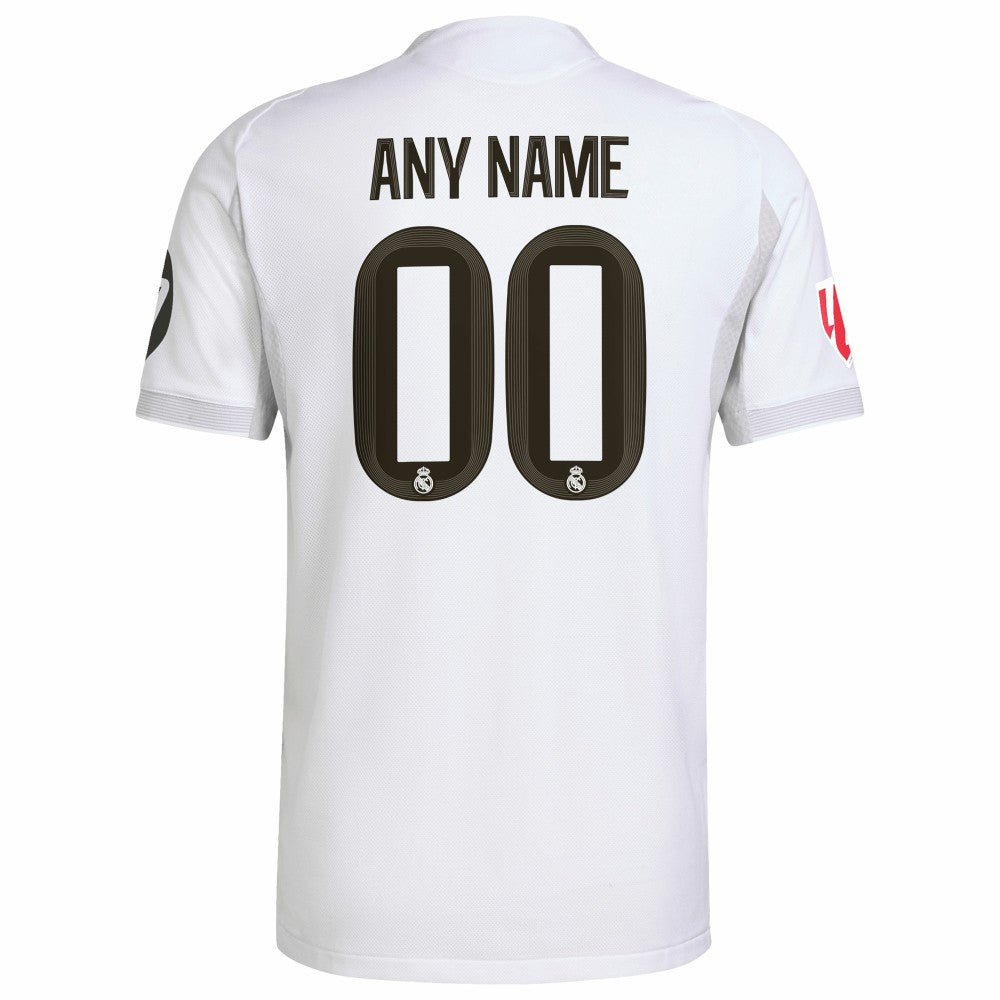 Adidas Real Madrid 2025/26 Home Custom Jerseys - White