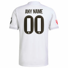 Adidas Real Madrid 2025/26 Home Custom Jerseys - White