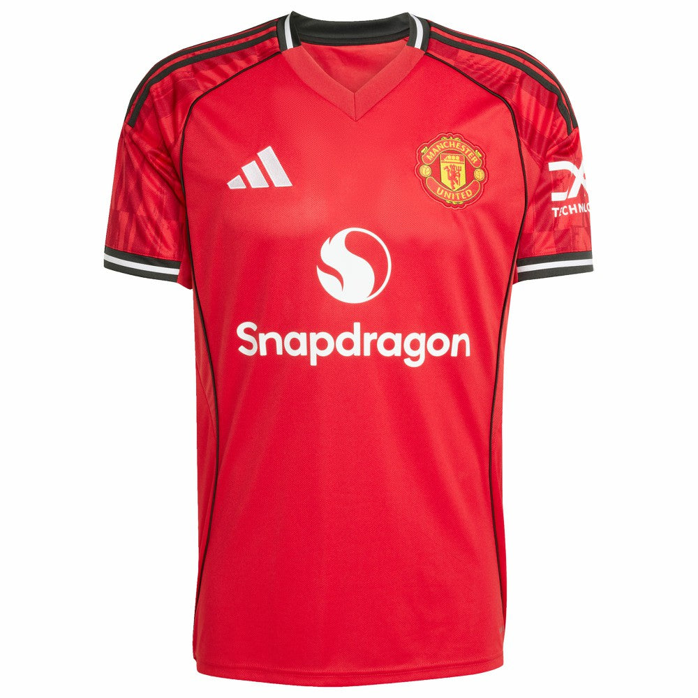 Adidas Manchester United Home 2025/26 Custom Replica Jerseys - Red