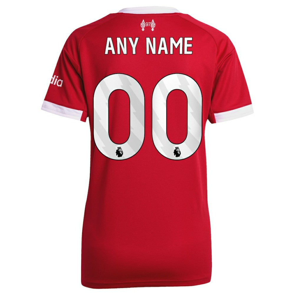 Adidas Liverpool Women's 2025/26 Home Custom Replica Jerseys - Red