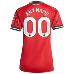Adidas Manchester United Women's Home 2025/26 Custom Replica Jerseys - Red