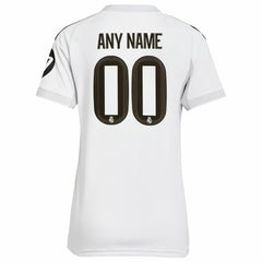 Adidas Real Madrid Women's 2025/26 Home Replica Custom Jerseys - White