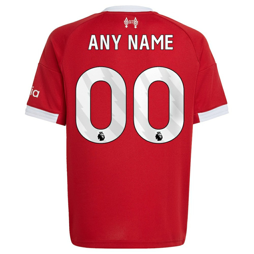 Adidas Liverpool Youth 2025/26 Home Custom Replica Jerseys - Red