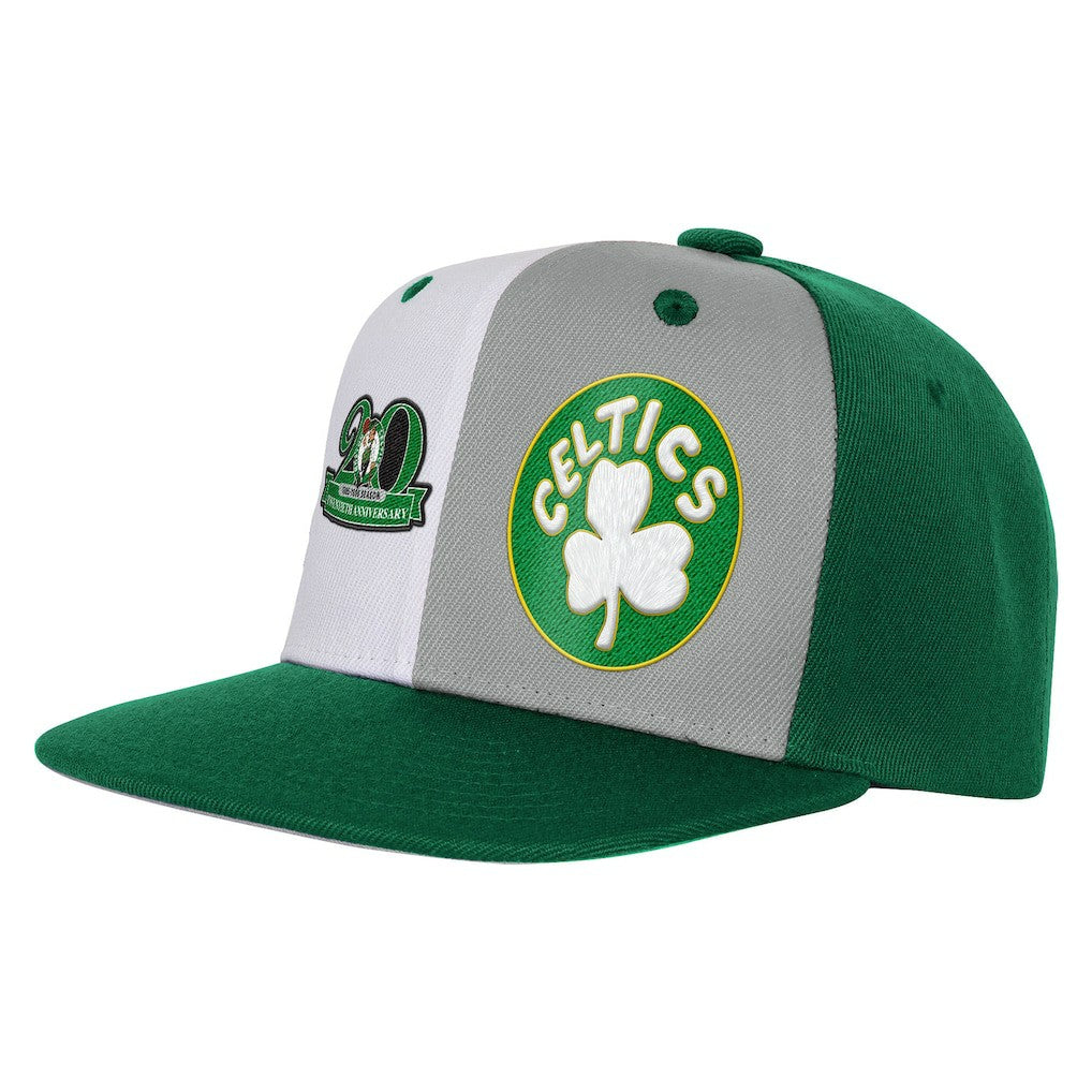 Mitchell & Ness - Boston Celtics Youth Anniversary Duo Front Snapback Hat - Kelly Green