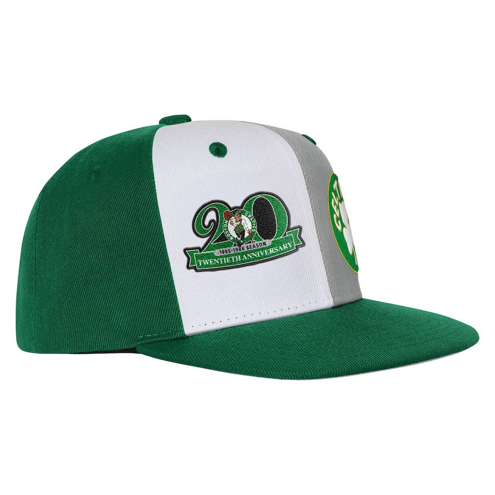 Mitchell & Ness - Boston Celtics Youth Anniversary Duo Front Snapback Hat - Kelly Green