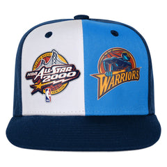 Mitchell & Ness - Golden State Warriors Youth 2000 All-Star Game Duo Front Snapback Hat - Navy