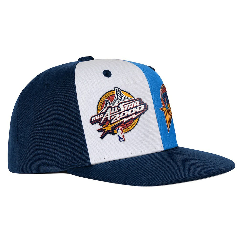 Mitchell & Ness - Golden State Warriors Youth 2000 All-Star Game Duo Front Snapback Hat - Navy