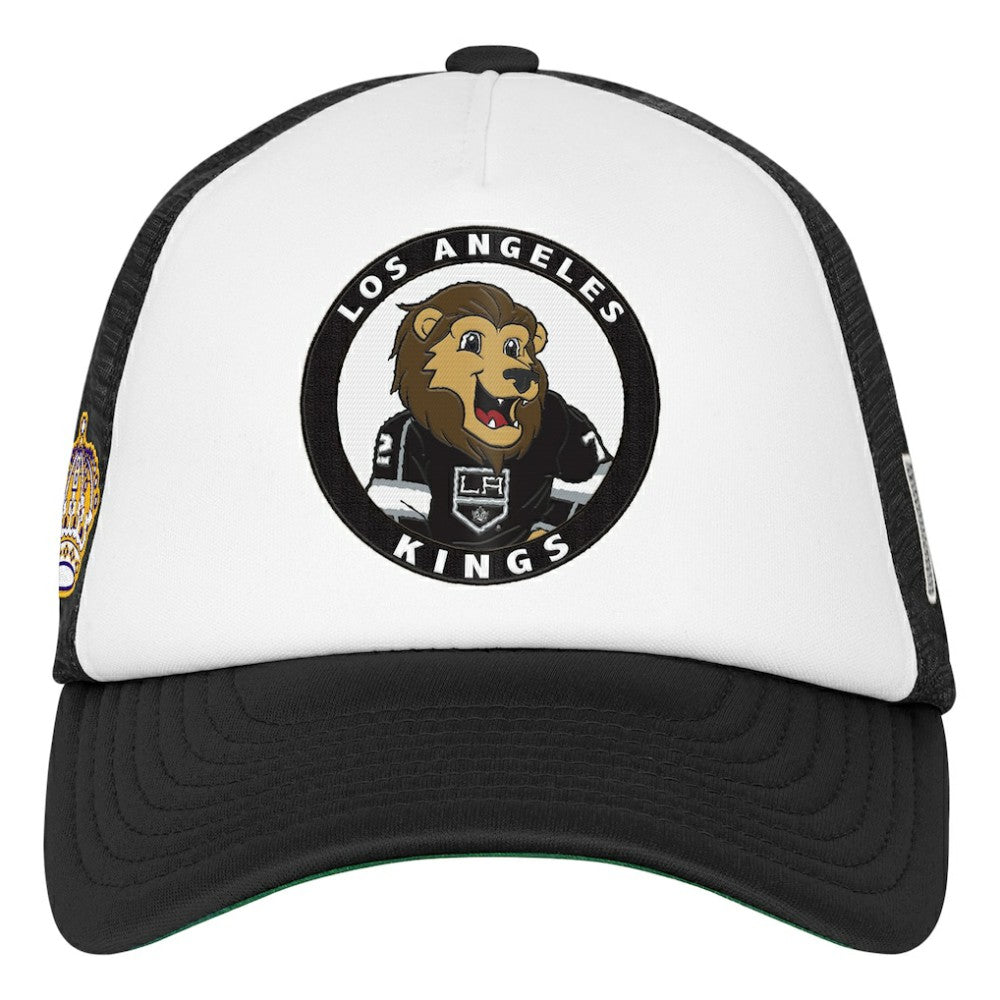 Los Angeles Kings - Mitchell & Ness Youth Mascot Adjustable Trucker Hat White