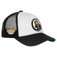 Los Angeles Kings - Mitchell & Ness Youth Mascot Adjustable Trucker Hat White