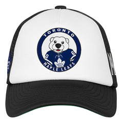 Toronto Maple Leafs - Mitchell & Ness Youth Mascot Adjustable Trucker Hat White