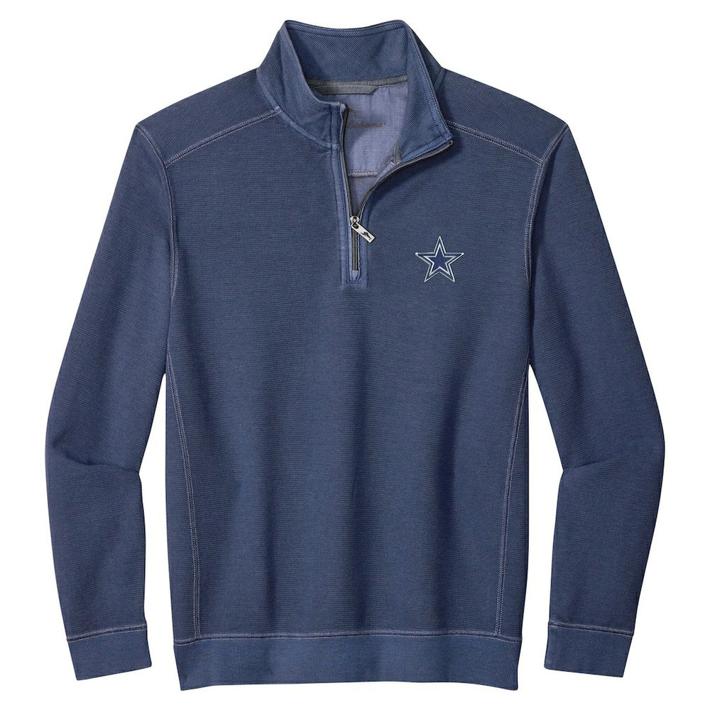 Dallas Cowboys Big & Tall Montego Bay Half-Zip Pullover Navy - Tommy Bahama