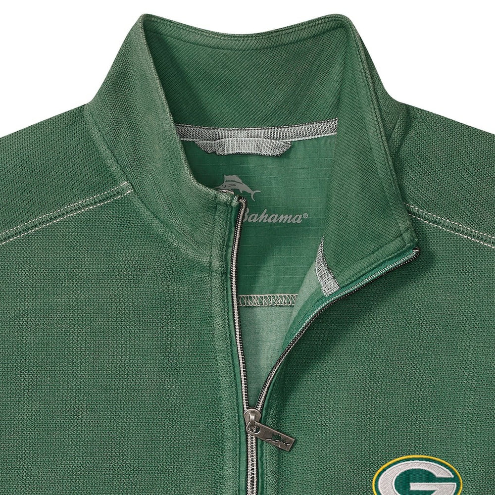 Green Bay Packers Big & Tall Montego Bay Half-Zip Pullover Green - Tommy Bahama