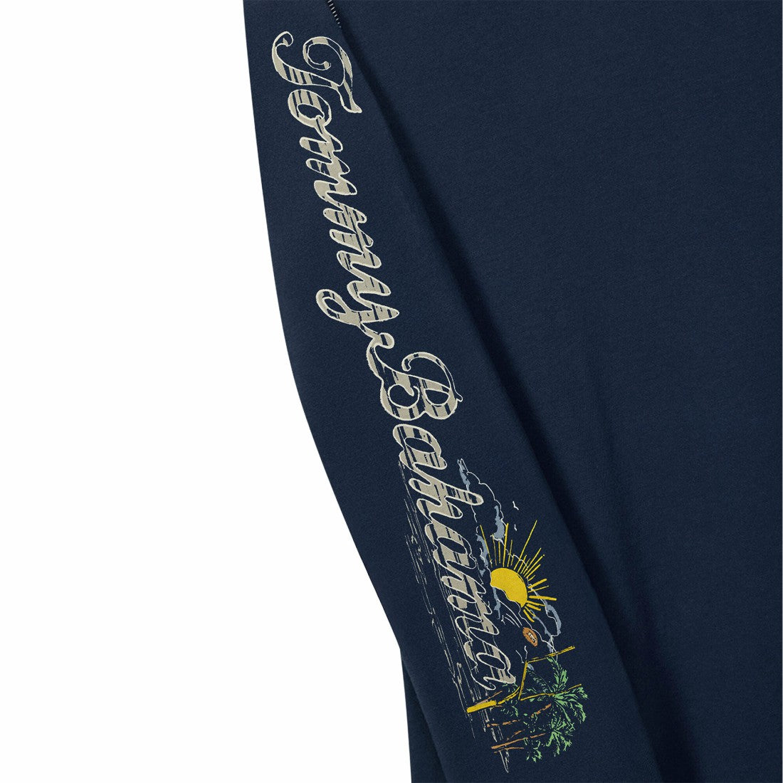 Dallas Cowboys Oasis Endzone Lux Long Sleeve T-Shirt Navy - Tommy Bahama