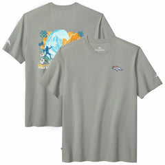 Denver Broncos Huddle & Hang Tens T-Shirt Gray - Tommy Bahama