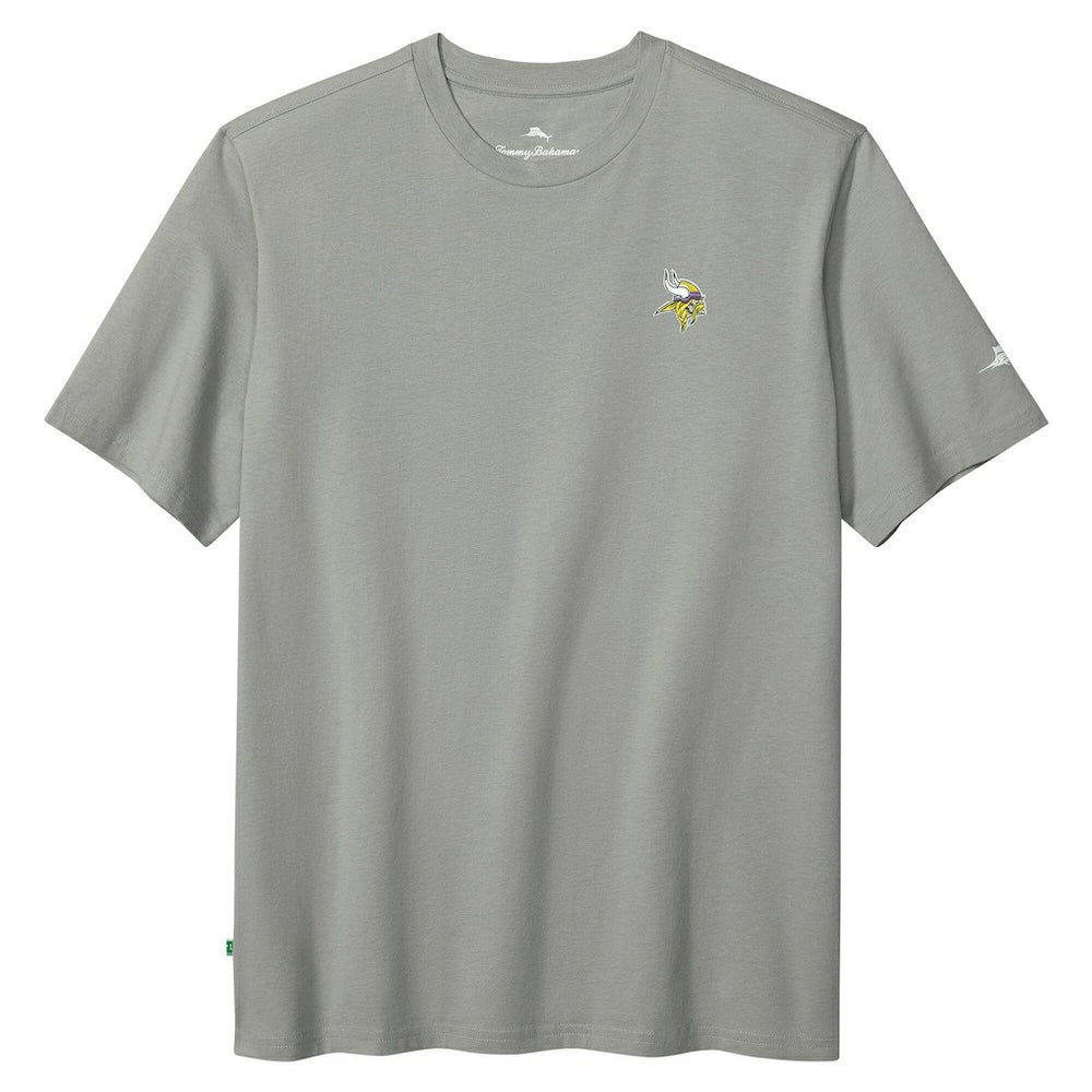 Minnesota Vikings Huddle & Hang Tens T-Shirt Gray - Tommy Bahama